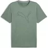 Pánské triko PUMA M TAD ESS HEATHER CAT TEE 525907_30 GREEN MOON HEATHER