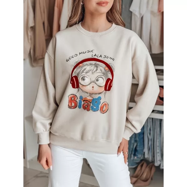  Dámská mikina DSTREET LALA VIBE BÉŽOVÁ 