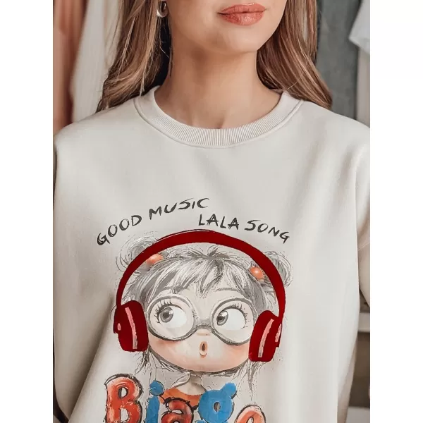  Dámská mikina DSTREET LALA VIBE BÉŽOVÁ 