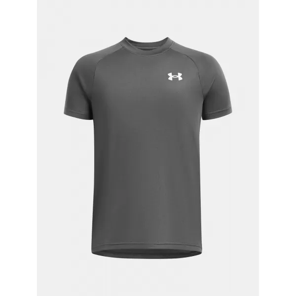  Chlapecké triko UNDER ARMOUR TECH 2.0 SS 1363284-025 ŠEDÁ 