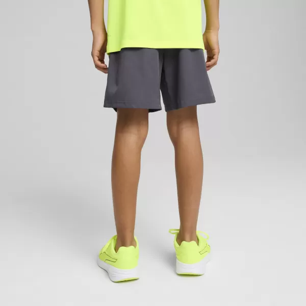  Dětské kraťasy PUMA TAD ESS WOVEN SHORTS 526539_69 GALACTIC GRAY 