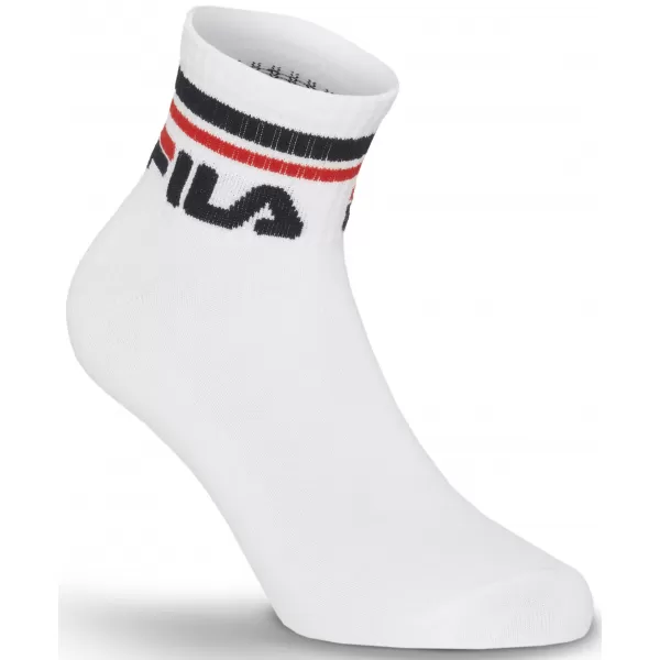  Ponožky FILA QUARTER 3-PACK F9398 WHITE 