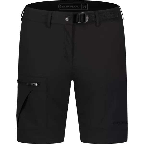  Dámské outdoorové kraťasy NORDBLANC HUES NBSPL8194 ČERNÁ 