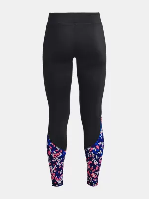 Dívčí legíny UNDER ARMOUR CW NOVELTY LEGGING 1366078-002 ČERNÁ