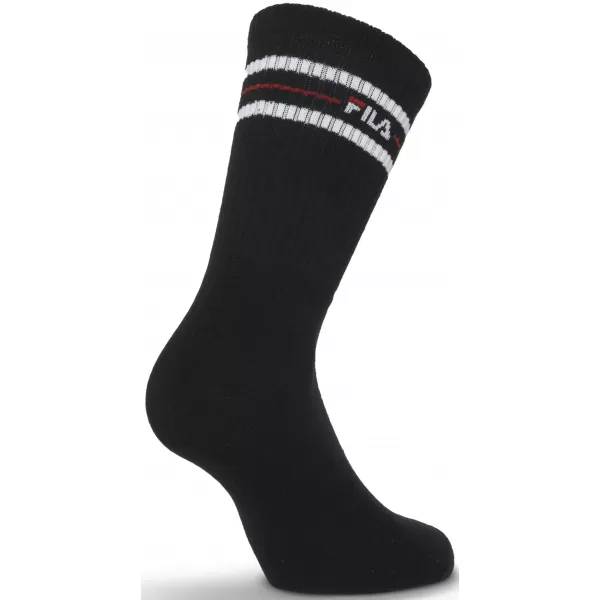  Pánské ponožky FILA NORMAL 3-PACK F9092 BLACK 