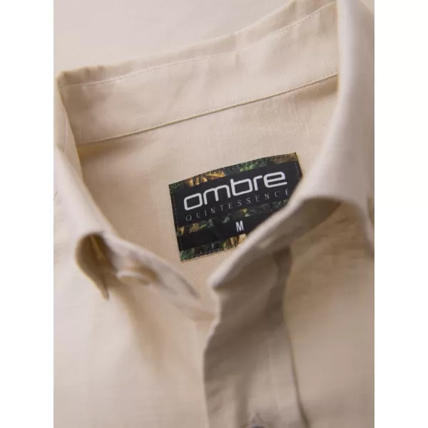  Pánská košile OMBRE OM-SHCS-0134 CREAM 