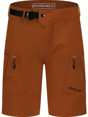 Pánské outdoorové kraťasy NORBLANC PRECIPICE NBSPM8192 HNĚDÁ