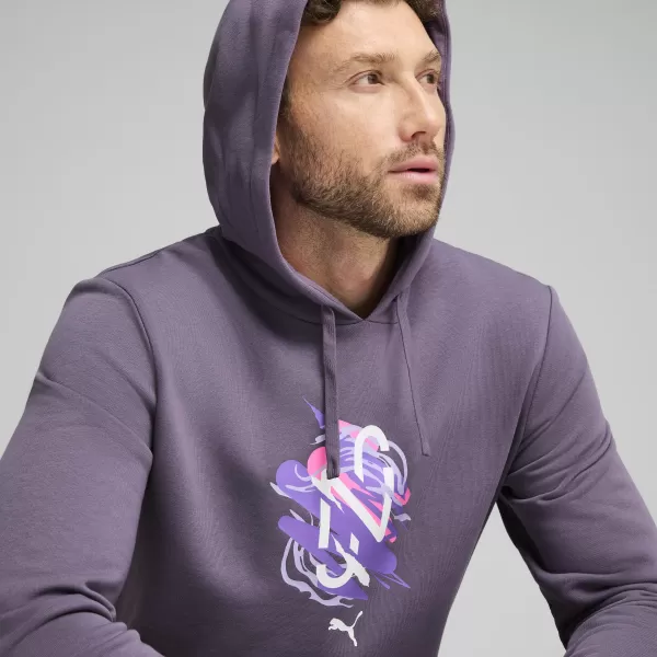  Pánská mikina PUMA NEYMAR JR CREATIVITY HOODIE 660099_01 PURPLE CHARCOAL 