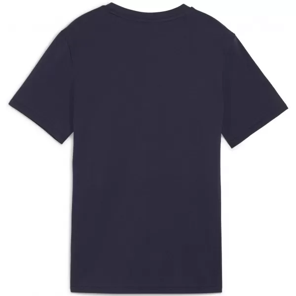  Dětské triko PUMA TEAMGOAL CASUALS TEE JR 658616_06 PUMA NAVY/PUMA WHITE 