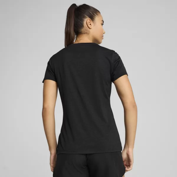  Dámské triko PUMA TAD ESSENTIAL W HEATHER TEE 525893_01 PUMA BLACK HEATHER 
