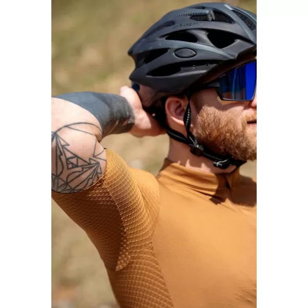  Pánský cyklo dres NORDBLANC WONDERMENT NBSMF8215 HNĚDÁ 