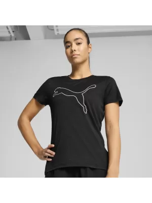 Dámské triko PUMA TAD ESSENTIAL W HEATHER TEE 525893_01 PUMA BLACK HEATHER
