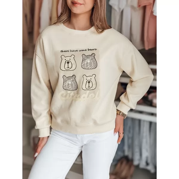  Dámská mikina DSTREET MISOBEARS BÍLÁ 