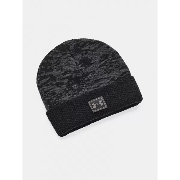  Chlapecká čepice UNDER ARMOUR GRAPHIC KNIT BEANIE 1365939-001 ČERNÁ 