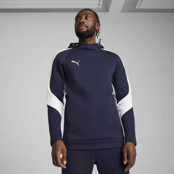  Pánská mikina PUMA TEAMEVOSTRIPE HOODY 659954_06 PUMA NAVY/PUMA SILVER 