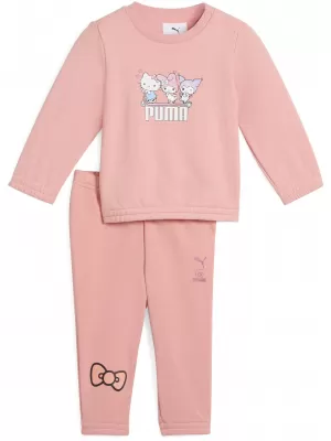 Dětská souprava PUMA X HK&FR CREW SET 630065_18 PINK FRUIT