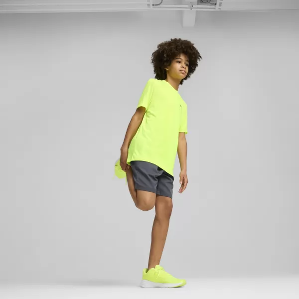  Dětské kraťasy PUMA TAD ESS WOVEN SHORTS 526539_69 GALACTIC GRAY 