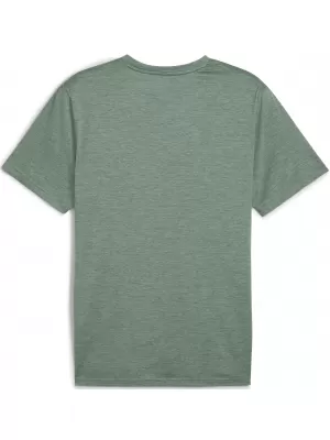 Pánské triko PUMA M TAD ESS HEATHER CAT TEE 525907_30 GREEN MOON HEATHER