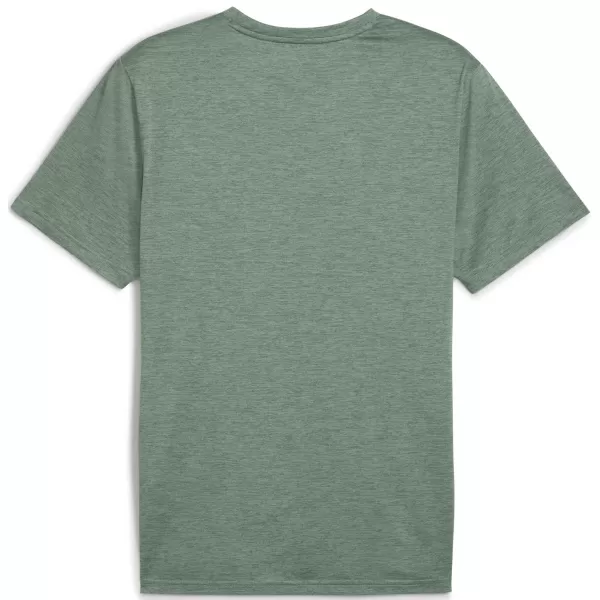  Pánské triko PUMA M TAD ESS HEATHER CAT TEE 525907_30 GREEN MOON HEATHER 