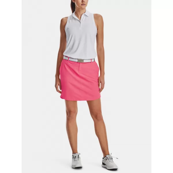  Dámská sukně UNDER ARMOUR LINKS WOVEN SKORT 1362111-683 RŮŽOVÁ 