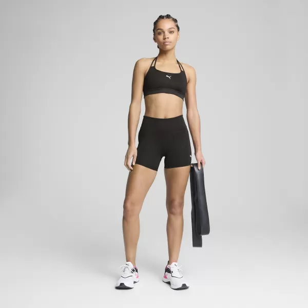  Dámská podprsenka PUMA MOVE STRAPPY BRA 526224_51 PUMA BLACK/PUMA WHITE 