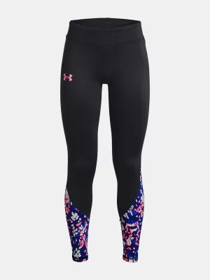 Dívčí legíny UNDER ARMOUR CW NOVELTY LEGGING 1366078-002 ČERNÁ