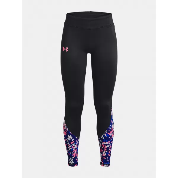  Dívčí legíny UNDER ARMOUR CW NOVELTY LEGGING 1366078-002 ČERNÁ 