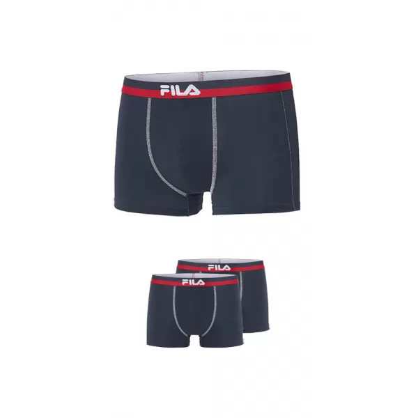  Pánské boxerky FILA MAN BOXER 2-PACK FU5020/2 NAVY 
