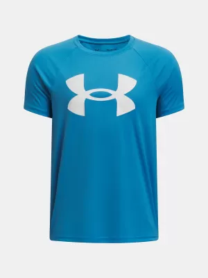 Chlapecké triko UNDER ARMOUR TECH BIG LOGO SS 1363283-453 MODRÁ