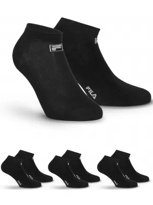Ponožky FILA INVISIBLE 3-PACK F1735 BLACK