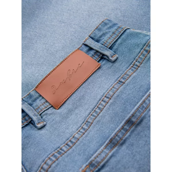  Pánské kraťasy OMBRE OM-SRDS-0171 LIGHT BLUE 