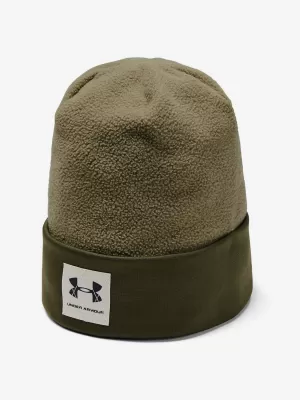 Chlapecká čepice UNDER ARMOUR BOYS UNSTOPPABLE FLEECE BEANIE 1346166-331 ZELENÁ