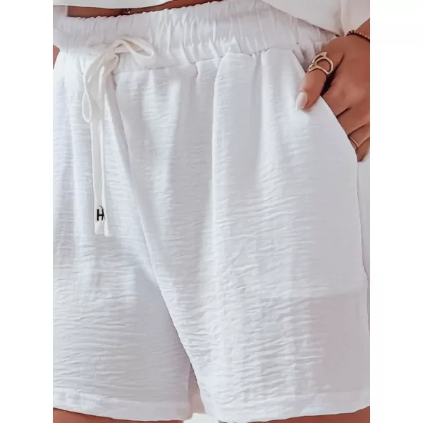  Dámské kraťasy DSTREET HOT VIBE BÍLÁ 
