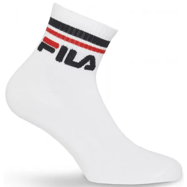  Ponožky FILA QUARTER 3-PACK F9398 WHITE 