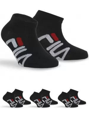 Ponožky FILA INVISIBLE JUNIOR 3-PACK F8199/3 BLACK