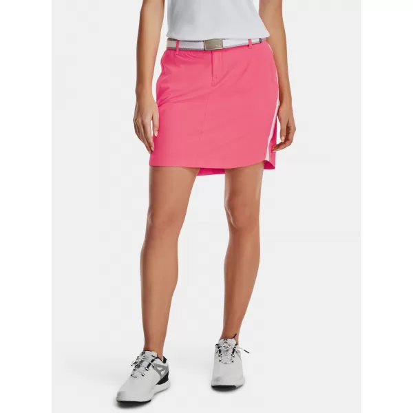  Dámská sukně UNDER ARMOUR LINKS WOVEN SKORT 1362111-683 RŮŽOVÁ 