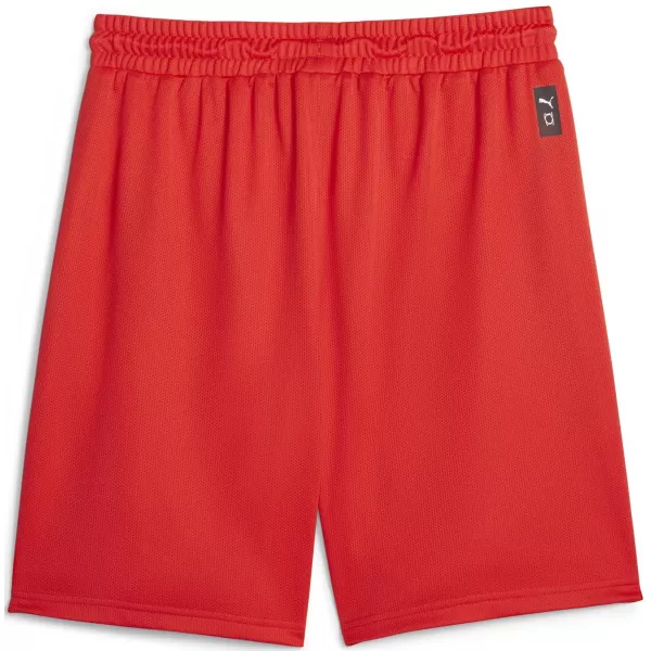  Pánské kraťasy PUMA HOOPS TEAM PRACTICE SHORT 676641_03 PUMA RED 