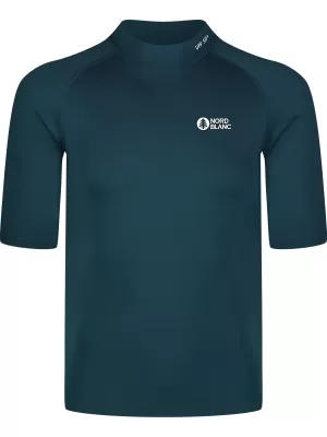 Pánské triko s UV ochranou NORDBLANC MARINE NBSMF8089 TMAVĚ MODRÁ
