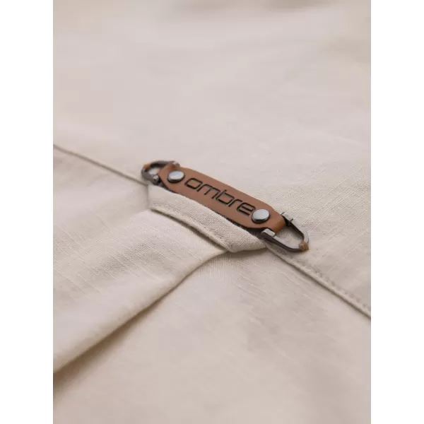  Pánská košile OMBRE OM-SHCS-0134 CREAM 