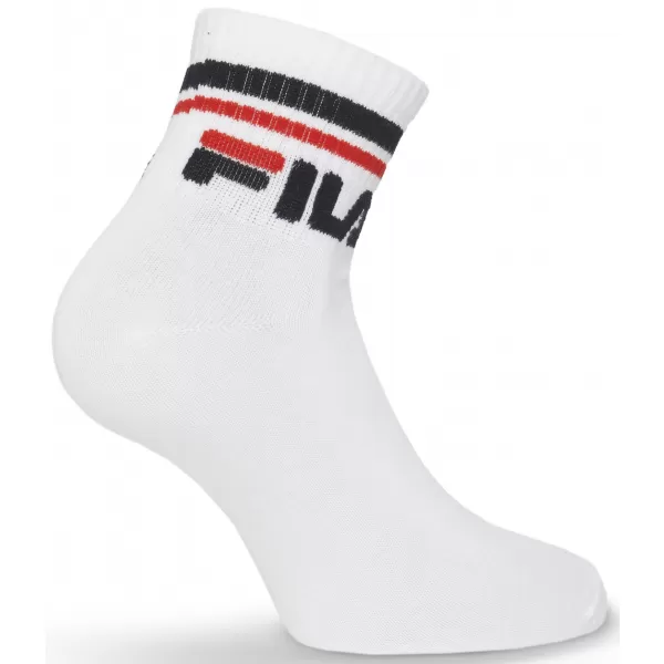  Ponožky FILA QUARTER 3-PACK F9398 WHITE 