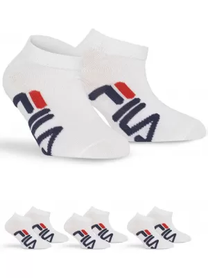 Ponožky FILA INVISIBLE PLAIN F8199/3 WHITE