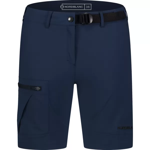  Dámské outdoorové kraťasy NORDBLANC HUES NBSPL8194 TMAVĚ MODRÁ 