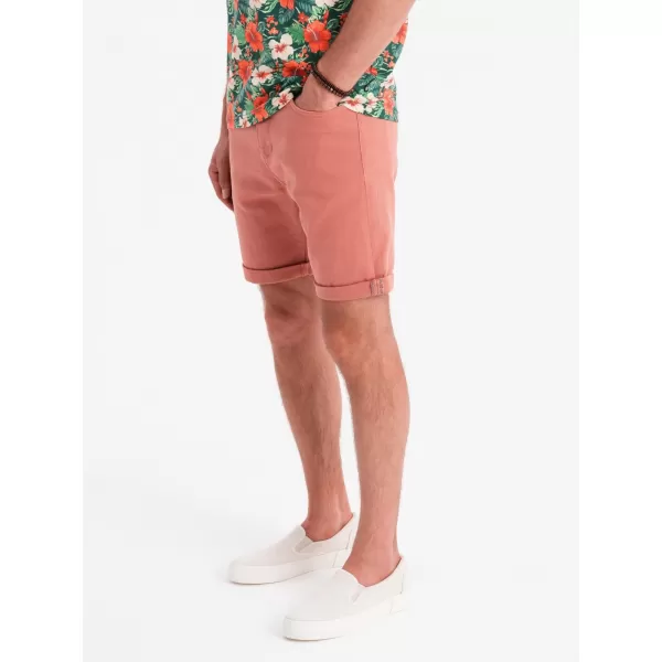  Pánské kraťasy OMBRE OM-SRDS-0162 CORAL 