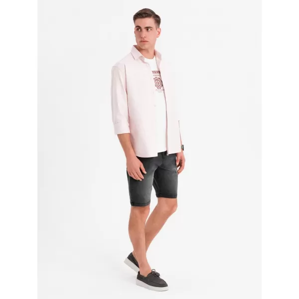  Pánské kraťasy OMBRE OM-SRDS-0171 BLACK 