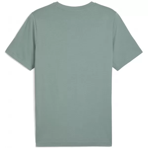  Pánské triko PUMA GRAPHICS WORDING TEE 684825_30 GREEN MOON 