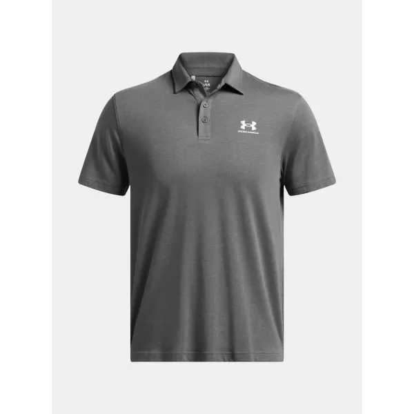  Pánské triko UNDER ARMOUR ICON POLO 1386608-025 ŠEDÁ 