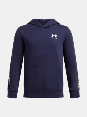 Chlapecká mikina UNDER ARMOUR B ICON FLC HD TAPING 1390293-410 MODRÁ