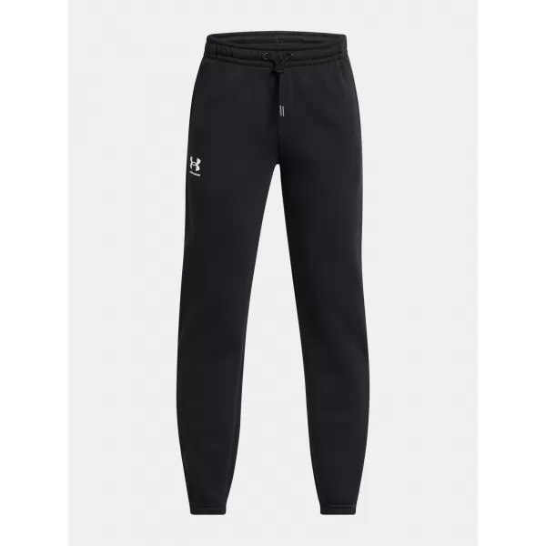  Chlapecké tepláky UNDER ARMOUR B ICON FLC JOGGER TAPING 1390294-001 ČERNÁ 