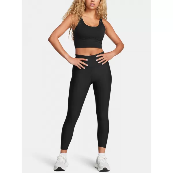  Dámské legíny UNDER ARMOUR MERIDIAN RIB ANKLE LEG 1386467-001 ČERNÁ 