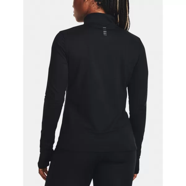  Dámské triko UNDER ARMOUR QUALIFIER RUN 1/2 ZIP 1379349-001 ČERNÁ 